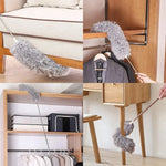 Telescopic Duster Flexible Microfiber Head & Stainless Steel Pole