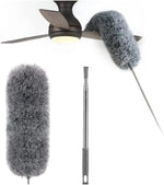 Telescopic Duster Flexible Microfiber Head & Stainless Steel Pole