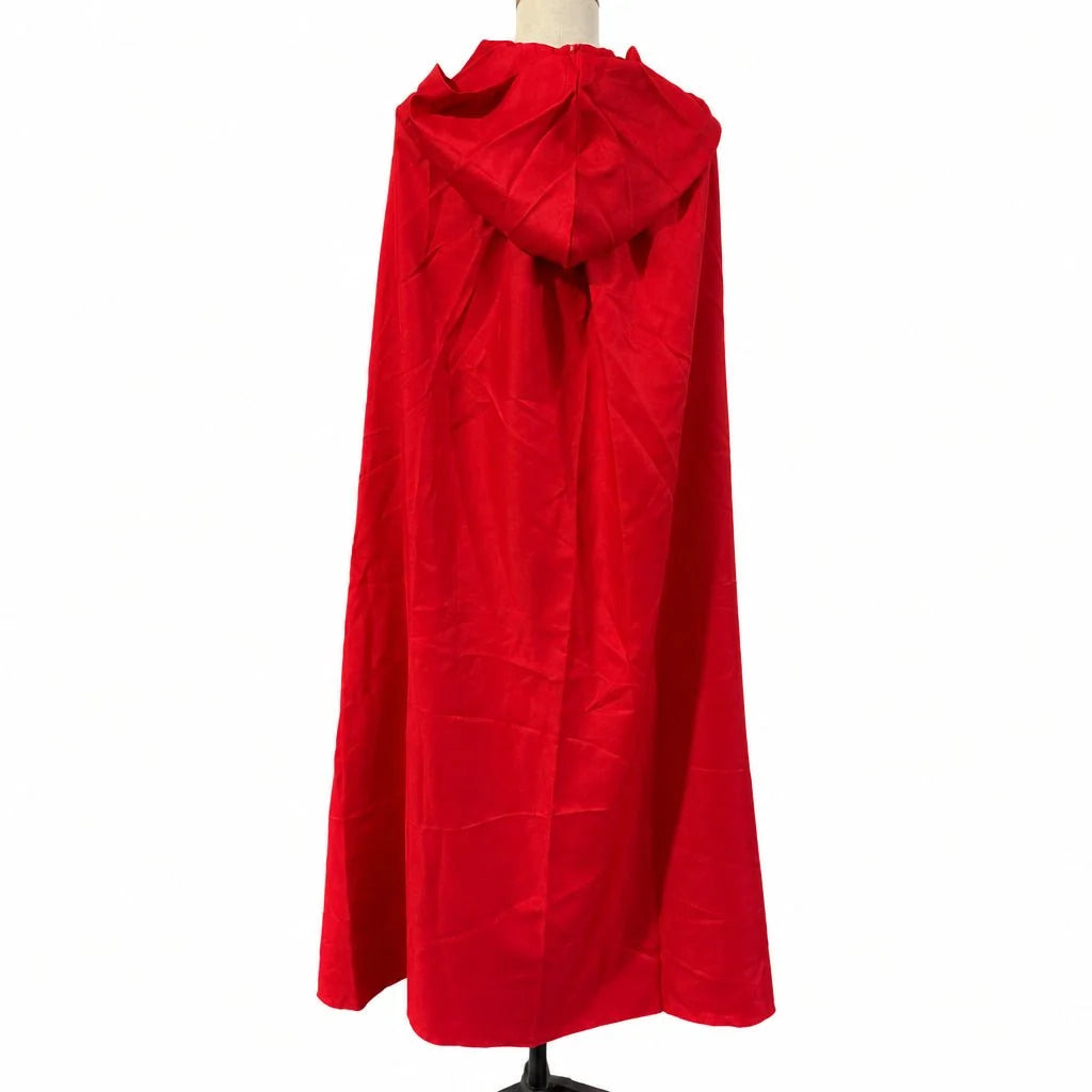 Templar Knight Costume Red Cross Hooded Cloak Included