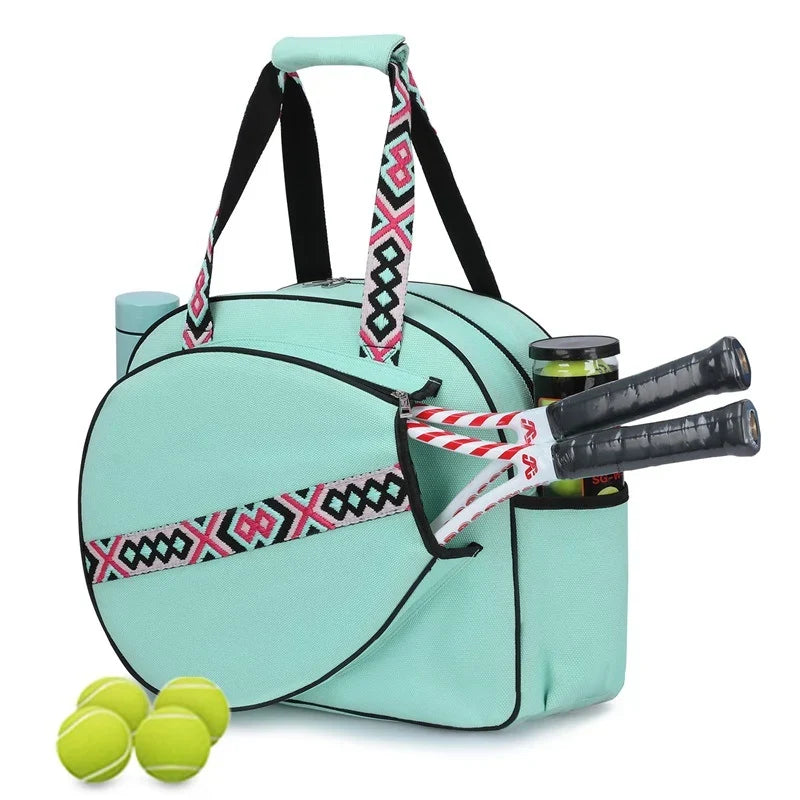Tennis Bag Spacious Weather-Resistant Padded Handles