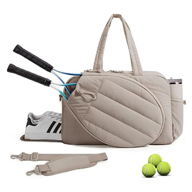 Tennis Gear Tote Bag Water-Resistant Spacious Main Compartment