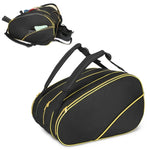 Tennis Racket Bag Holds Multiple Rackets Weather-Resistant Fabric