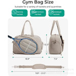 Tennis Tote Bag Padded Weather-Resistant Holds Two Rackets