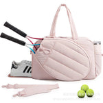 Tennis Tote Bag Padded Weather-Resistant Holds Two Rackets