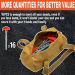 Tent Stakes Screw-In Carbon Steel Orange Top