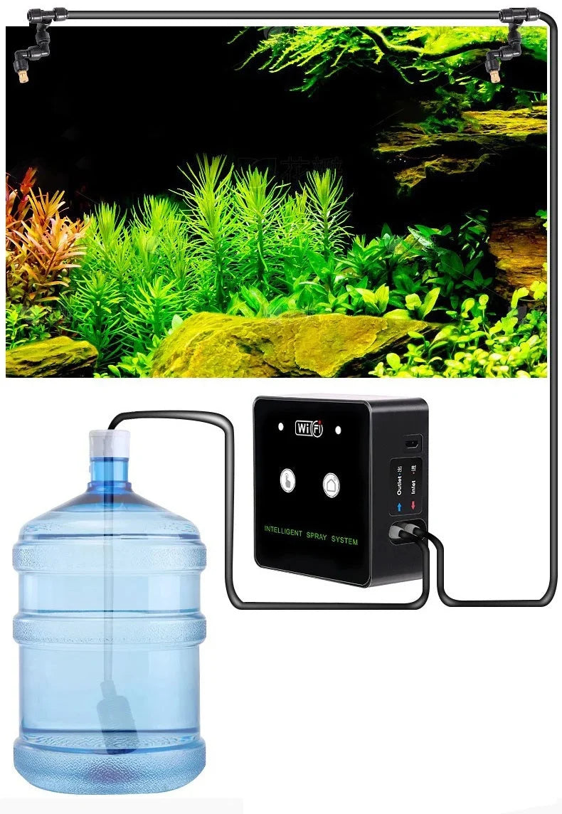 Terrarium Misting System WiFi-Controlled Auto Timer & Ultra-Fine Spray