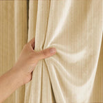 Thermal Curtain Set Insulating Light-Reducing With Rod & Tiebacks