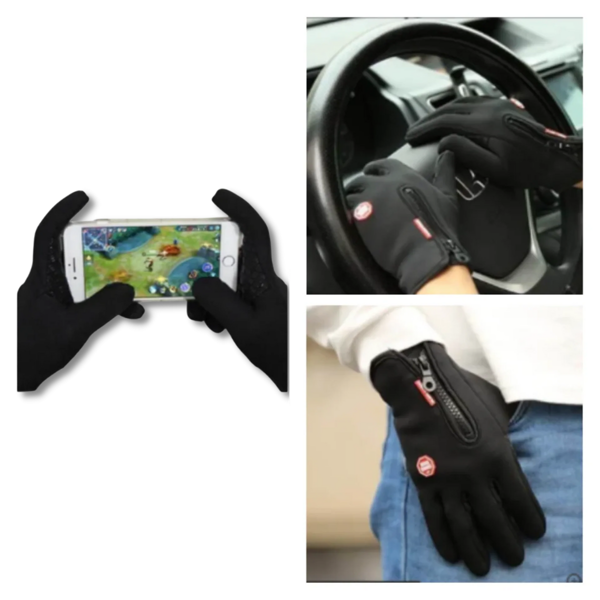 Thermal Gloves Insulated Water-Resistant & Windproof