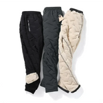 Thermal Pants Fleece-Lined Water-Repellent & Breathable Zippered Pockets