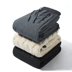 Thermal Pants Fleece-Lined Water-Repellent & Breathable Zippered Pockets