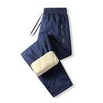 Thermal Pants Fleece-Lined Water-Repellent Zipper Pockets