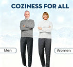 Thermal Pants Fleece-Lined Water-Repellent Zipper Pockets