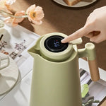 Thermos Flask Double-Wall Stainless Steel Temperature Display Leakproof