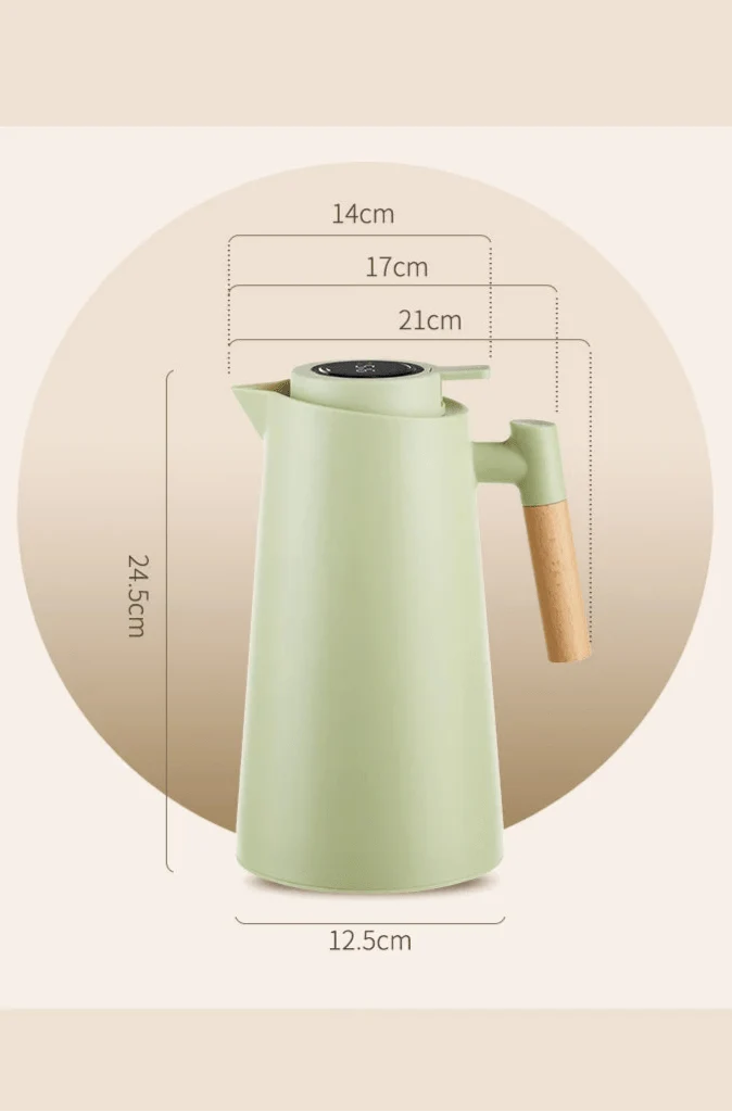 Thermos Flask Stainless Steel Double-Wall Leakproof 1L