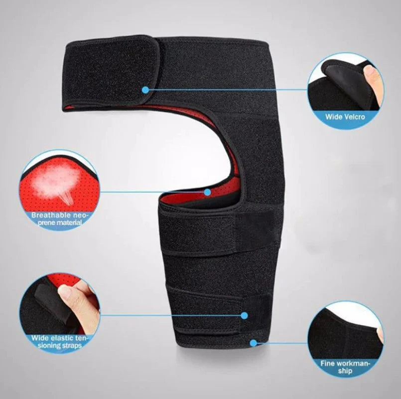 Thigh Wrap Targeted Compression Adjustable & Breathable Fit