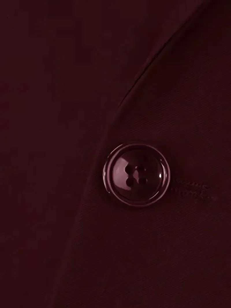 Three-Piece Suit Slim Fit Double-Breasted Waistcoat