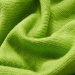 Throw Blanket Chunky Knit Acrylic with Fringe