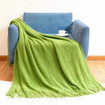 Throw Blanket Chunky Knit Machine Washable