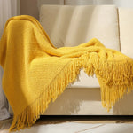 Throw Blanket Chunky Knit Machine Washable