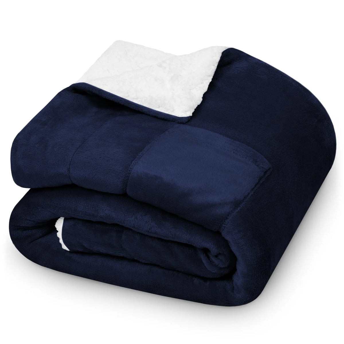 Throw Blanket Double-Sided Plush & Flannel Cozy Warmth