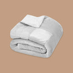 Throw Blanket Double-Sided Plush & Flannel Cozy Warmth