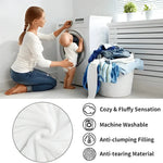 Throw Blanket Plush Lightweight Machine Washable
