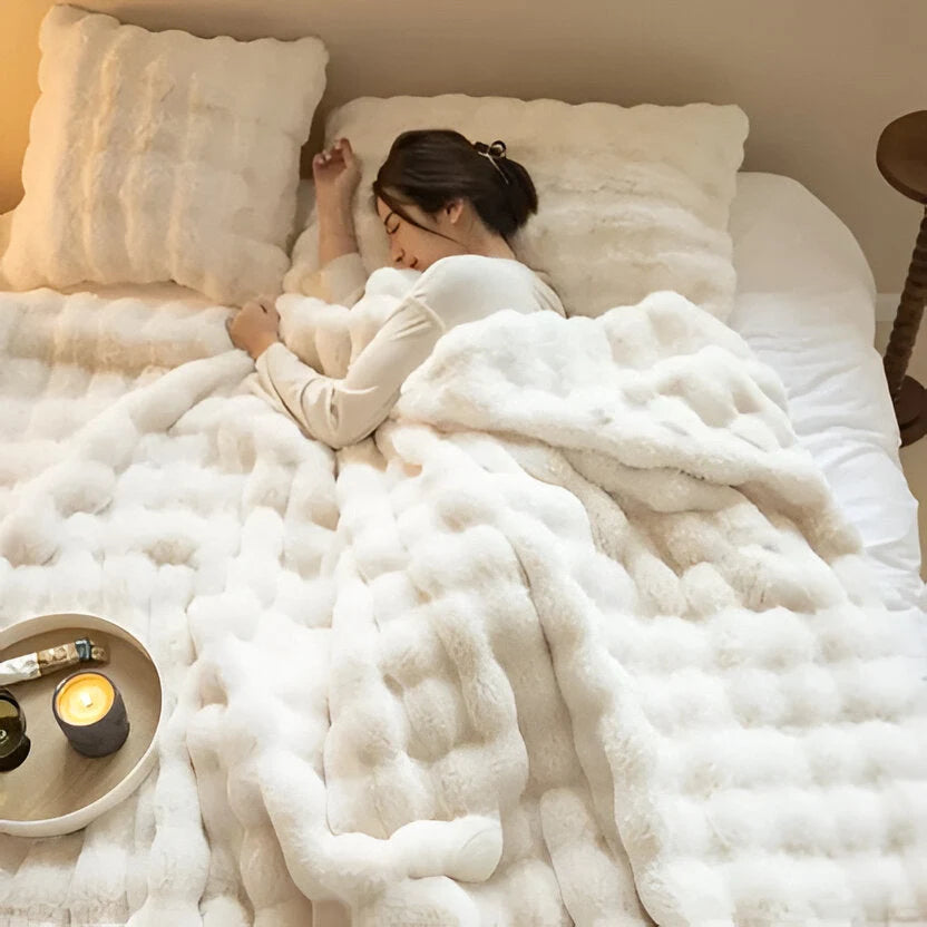 Throw Blanket Plush Lightweight Machine Washable