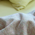 Throw Blanket Set Quilted Cotton-Linen Set of 3