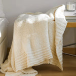 Throw Blanket Soft Pilling-Resistant Microfiber Machine-Washable