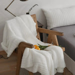 Throw Blanket Soft Pilling-Resistant Microfiber Machine-Washable