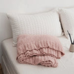 Throw Blanket Soft Pilling-Resistant Microfiber Machine-Washable