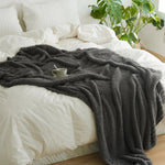 Throw Blanket Soft Pilling-Resistant Microfiber Machine-Washable