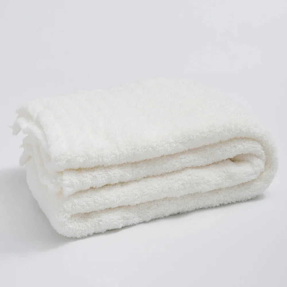 Throw Blanket Soft Pilling-Resistant Microfiber Machine-Washable