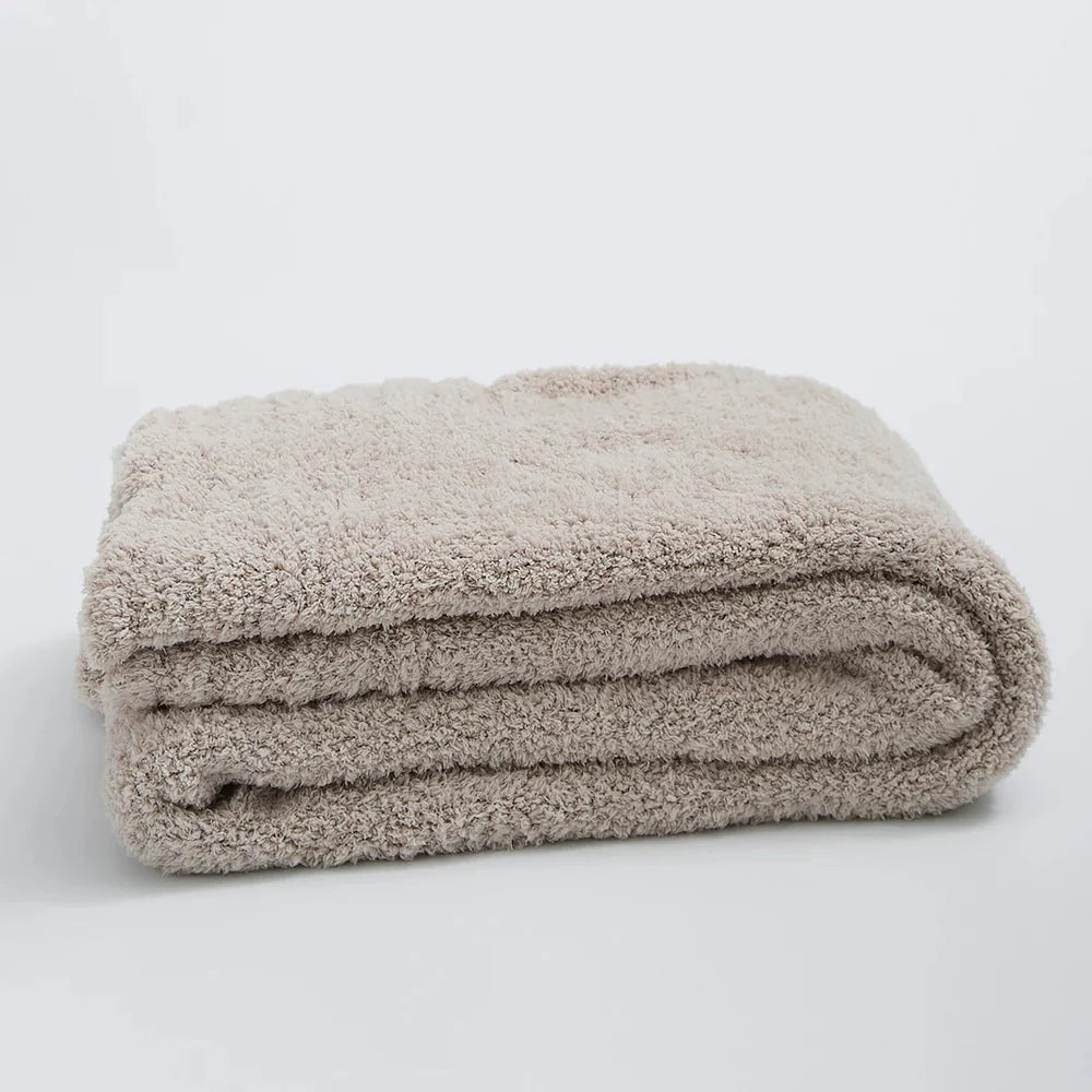 Throw Blanket Soft Pilling-Resistant Microfiber Machine-Washable
