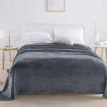 Throw Blanket Soft Velvet Lightweight Warmth Machine Washable
