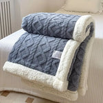 Throw Blanket Ultra-Soft Reversible Sherpa & Fleece