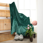 Throw Blanket Velvet Plush Machine Washable