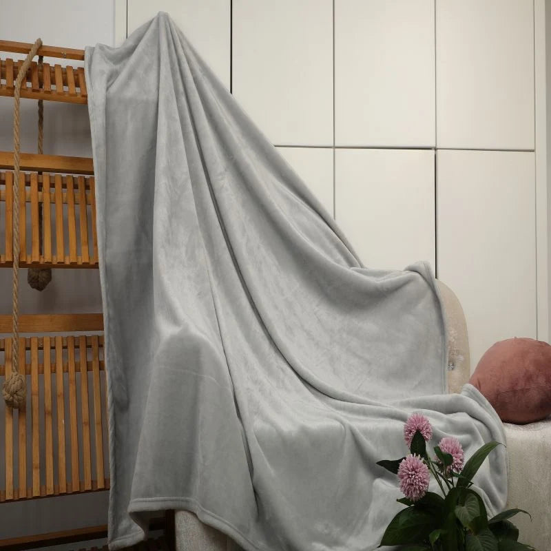 Throw Blanket Velvet Plush Machine Washable