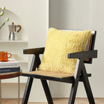 Throw Pillow Cover High-Pile Faux Lambskin & Concealed Zipper