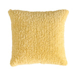 Throw Pillow Cover High-Pile Faux Lambskin & Concealed Zipper