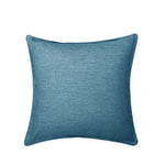 Throw Pillow Cover Linen-Blend Piped Edge & Hidden Zipper