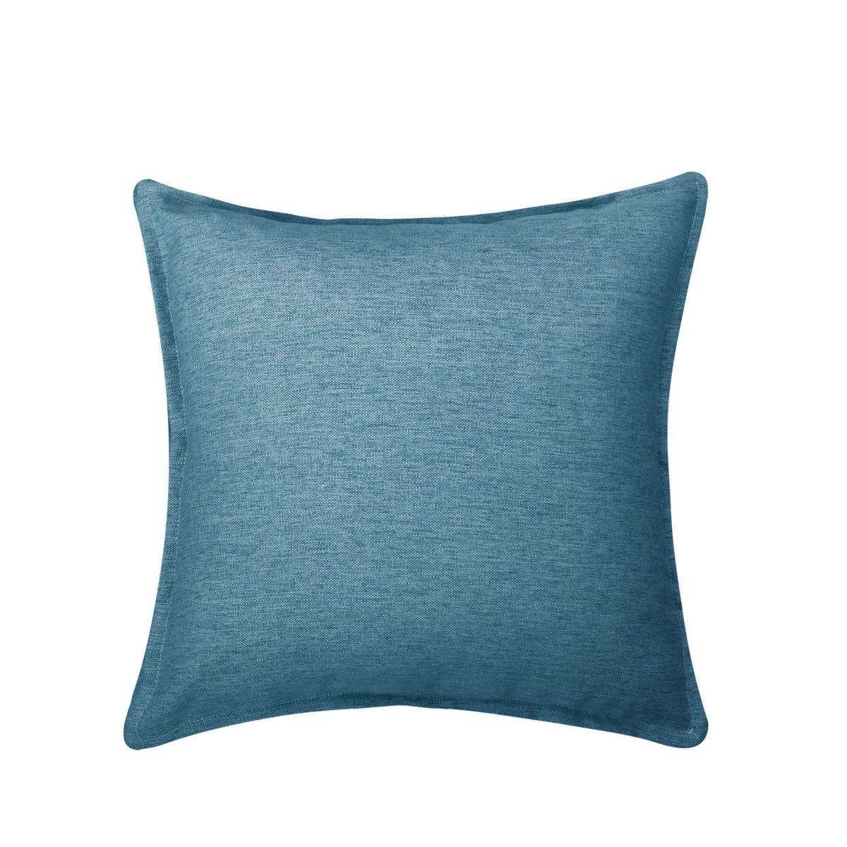 Throw Pillow Cover Linen-Blend Piped Edge & Hidden Zipper
