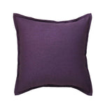 Throw Pillow Cover Linen-Blend Piped Edge & Hidden Zipper