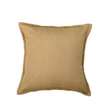 Throw Pillow Cover Linen-Blend Piped Edge & Hidden Zipper