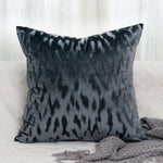 Throw Pillow Cover Low-Pile Velvet Embossed Jacquard Hidden Zipper