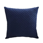 Throw Pillow Cover Minky Dot Plush & Concealed Zipper