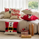 Throw Pillow Cover Raised Chenille Embroidery Hidden Zipper