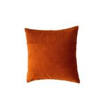 Throw Pillow Cover Ribbed Chenille Removable & Machine Washable