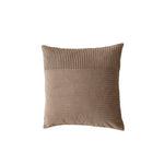 Throw Pillow Cover Ribbed Chenille Removable & Machine Washable