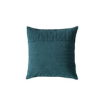 Throw Pillow Cover Ribbed Chenille Removable & Machine Washable